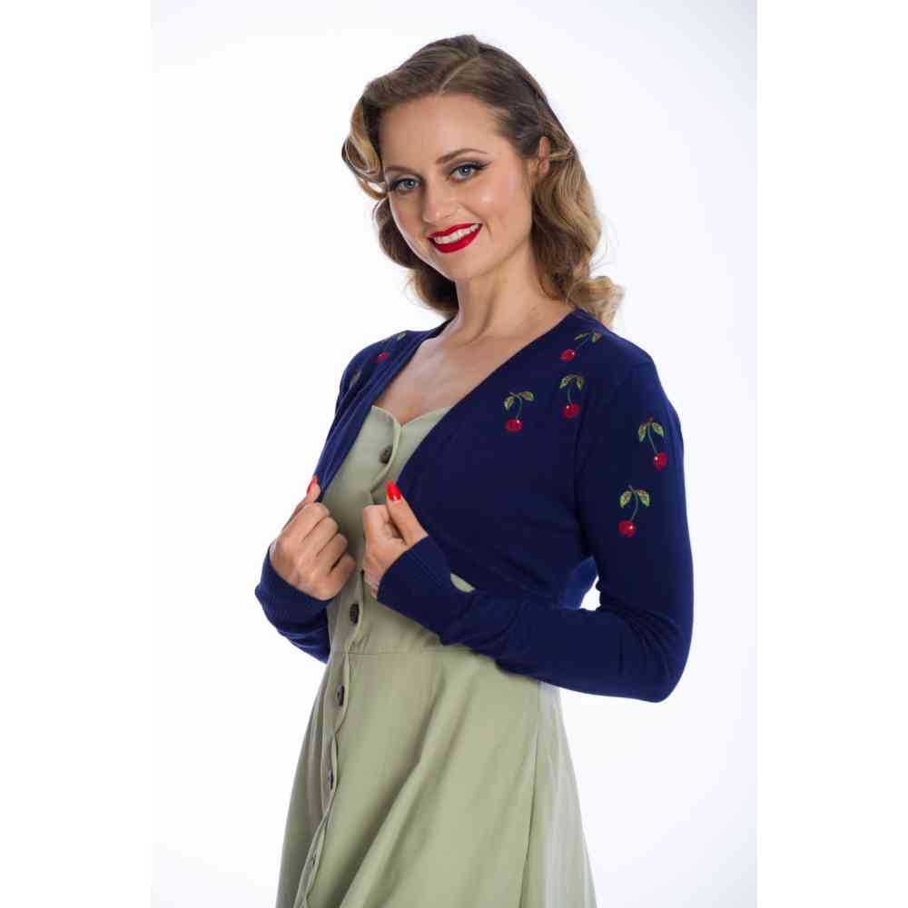 Banned - SUMMER BERRY Bolero - Dark blue